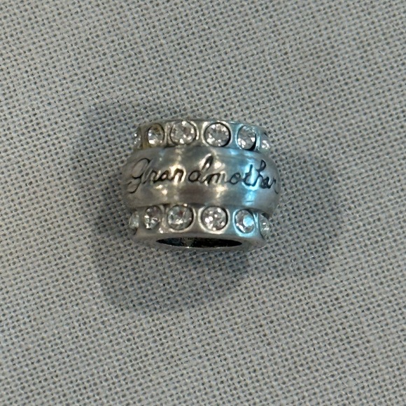 Pandora Jewelry - Pandora Silver Grandmother charm with Crystals
